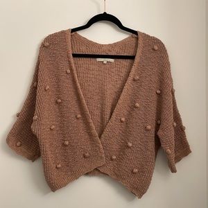 Monk & Lou (Plenty) | Sharpe Pompom Cardigan | Melange Doe Pom